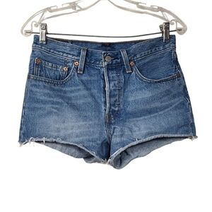 Levi's Button Fly Denim Shorts W26